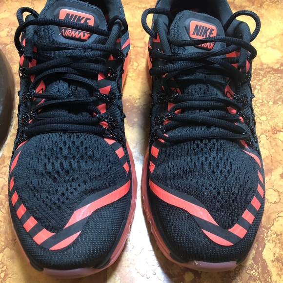 Nike Air Max 2015 NR Black Lava Mesh Running Shoes - Picture 3 of 11